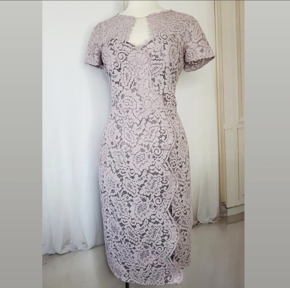 JS Collection PANEL LACE SHORT SLEEVE